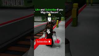 This BACON Tried to save me 😭💔 roblox robloxshorts [upl. by Donell]