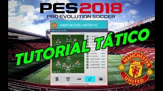 PES 2018  TUTORIAL TÁTICO  MANCHESTER UNITED MELHOR FORMAÇÃO E ESQUEMA TÁTICO [upl. by Aeki]