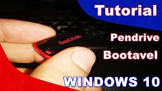 Como Criar um Pendrive Bootável com Windows 10 atualizado 2021 [upl. by Lesh]