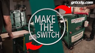 PlanerJointer Conversion  Howto Make The Switch  G0634X [upl. by Bland]