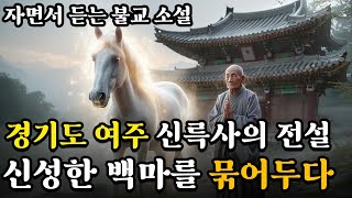 경기도 여주 신륵사의 전설ㅣ신성한 백마의 고삐를 묶어두다ㅣ자면서 듣는 불교 소설 [upl. by Okim]