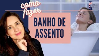 COMO FAZER BANHO DE ASSENTO Pode ser com chuveirinho [upl. by Eniarrol]