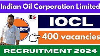 IOCL Apprentice Vacancy 2024  IOCL Requirement 2024  IOCL Notification Out 2024 [upl. by Laeria]