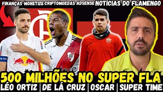 EXCLUSIVO🚨 SUPER FLAMENGO EM 2024  LÉO ORTIZ  DE LÁ CRUZ  OSCAR  BH E TITE  NOTÍCIAS DO FLA [upl. by Rubie]