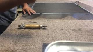 How to rescreen a window screen in 3 minutes [upl. by Vonnie]