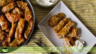 16 Turkse Dolma Gevulde Spitskool Foodbomb [upl. by Ydisahc664]