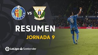 Resumen de Getafe CF vs CD Leganés 20 [upl. by Wasserman]