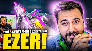 YENİ 8SEVİYE M416 BUZ DİYARINI EZER😮  PUBG MOBILE [upl. by Walkling98]