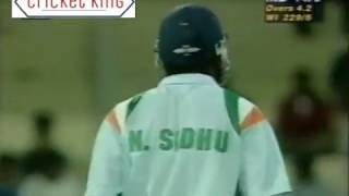 Saurav Ganguly amp Navjot Sidhu 87 runs opening stand vs Westindies Singer Cup Sharjah 1997 [upl. by Kaleena650]