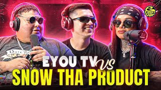 SNOW THA PRODUCT vs EYOU TV  SNOW VIENE AL ESTUDIO A REGAÑARNOS [upl. by Jerz975]