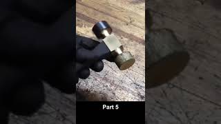 Making Brass Machinist Hammer  Part 5 [upl. by Ondrea]