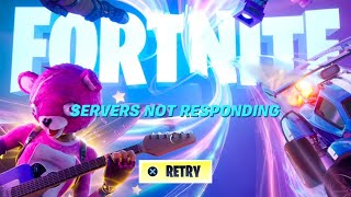 Fortnite WAITING IN QUEUE 2024  Fortnite Servers Not Responding 2024  Why fortnite not working [upl. by Ellerol679]