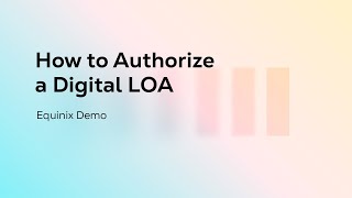 How to Authorize a Digital LOA [upl. by Aicilegna]