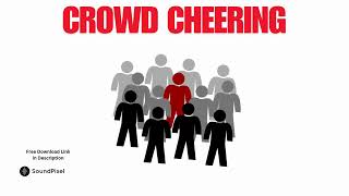 Crowd Cheering Audience Noise Sound Effect  Free Download Copyright Free [upl. by Elysee]