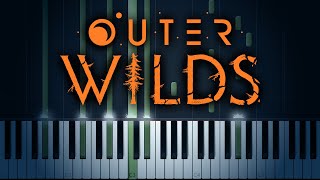 Outer Wilds Soundtrack Piano Tutorial [upl. by Aleakam]