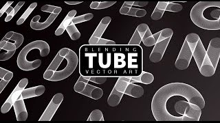 Blending Vector Art  Adobe IllustratorPhotoshop  Tube [upl. by Anitrebla]