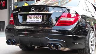 Exhaust Sound C180 W204 By MufflerDesign [upl. by Mickelson681]