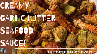 THE BEST GARLIC BUTTER SEAFOOD SAUCE RECIPE  QUICK amp EASY TUTORIAL  PERFECT FOR ALL SEAFOOD [upl. by Ewens585]