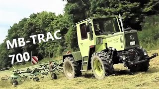 MBTRAC 700  Krone  Heuwenden  Cabview  HeuErnte 2018  Teil 2 [upl. by Mcclelland]