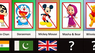 Banned Cartoons From Different Countries [upl. by Lirva501]