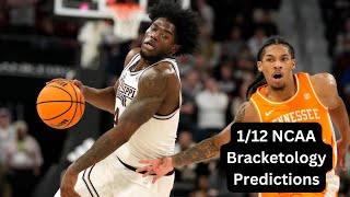 112 NCAA Bracketology Predictions [upl. by Arrio]