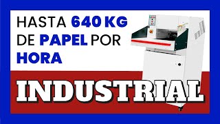 📃 Destructora de papel INDUSTRIAL PMA Shredder SP 428 C [upl. by Nevyar]