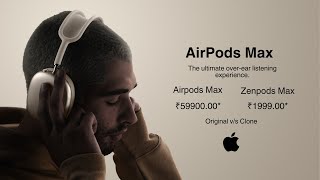 AirPods Max Clone Unboxing amp Review  Best Affordable Premium Headphone Zenpods Max [upl. by Trixie212]