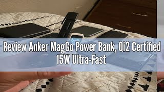 Review Anker MagGo Power Bank Qi2 Certified 15W UltraFast MagSafeCompatible Portable Charger 10 [upl. by Errol]