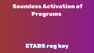 ETABS Download and Install StepbyStep Guide [upl. by Aneloj]