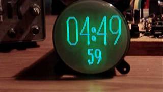 Homemade CRT Scope Clock [upl. by Ardnahc107]