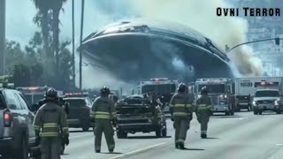 IMPACTANTES FOTOS DE NAVES EXTRATERRESTRES ESTRELLADAS VISTAS POR POLICÍAS Y BOMBEROS [upl. by Ecerahc813]