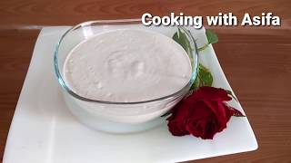 Easy Homemade Tahini Recipe  Howto Make Tahini Sauce by COOKING WITH ASIFA [upl. by Johppah]