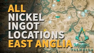 All Nickel Ingot Locations Assassins Creed Valhalla East Anglia [upl. by Aloin]