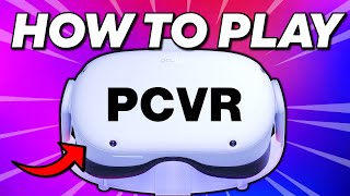 How to play PCVR on Quest 2 with Airlink Virtual Desktop and Oculus Link [upl. by Nosecyrb]