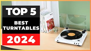 Best Turntables 2024 watch before you buy [upl. by Nylitak]