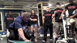 Dorian Yates quotBlood amp Gutsquot Training Seminar by Muscle Insider [upl. by Kcirdahs]