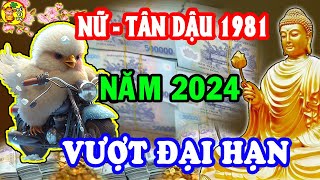 🔴Tử Vi 2024 Tân Dậu 1981 Nữ Mạng Đến Thời Giàu Sang Tiền Tiêu 3 Đời Không Hết Nếu Biết Điều Này [upl. by Sessler]