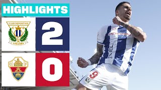 Resumen de CD Leganés vs Elche CF 20 [upl. by Atived164]