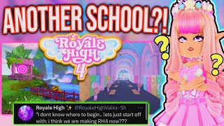 ROYALE HIGH ANNOUNCED CAMPUS 4 WHAT ABOUT CAMPUS 3 We are ALL Confused [upl. by Haggar954]