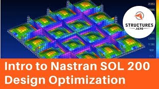 Introduction to Nastran Design Optimization SOL 200 [upl. by Yekcor]