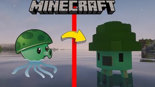 I remade Plants VS Zombies into minecraft fog level part 1 [upl. by Schultz82]