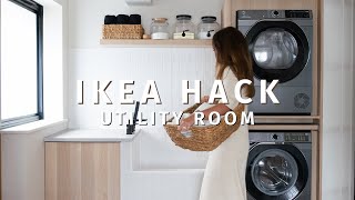 We Finished Our Utility  AN IKEA HACK [upl. by Ophelie]