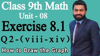 Class 9th Math Unit 8 Exercise 81 Q2 viiixiv 9th Class Math Exercise 81 Q2 How to draw graphs [upl. by Heyde]