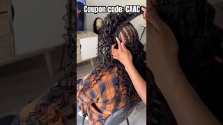 How To Half Braids Half Weave🌟Neat Stitches Braids amp Wrap Around Tutorial Ftulahair [upl. by Sakul821]