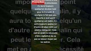 Proverbe Français  Si maligne que soit la brebis plus rusé est encore le loup shorts [upl. by Teador]