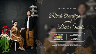 Live Streaming Resepsi Pernikahan Rindi Ameliya Sari amp Deni Susilo  RAS KAMERA  29 Oktober 2024 [upl. by Secunda]