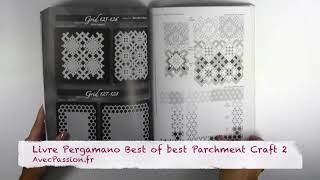 Livre Pergamano Best of best Parchment Craft collection 2 [upl. by Hada]