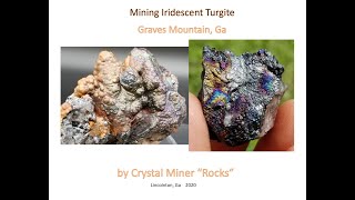 Mining Iridescent Turgite at Graves Mountain GA [upl. by Xyla]