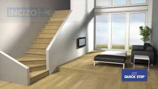 Ступени из ламината с профилем Quick Step Incizo Инцизо 5 в 1 [upl. by Fraya]