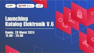 Launching Katalog Elektronik V6 [upl. by Conard]